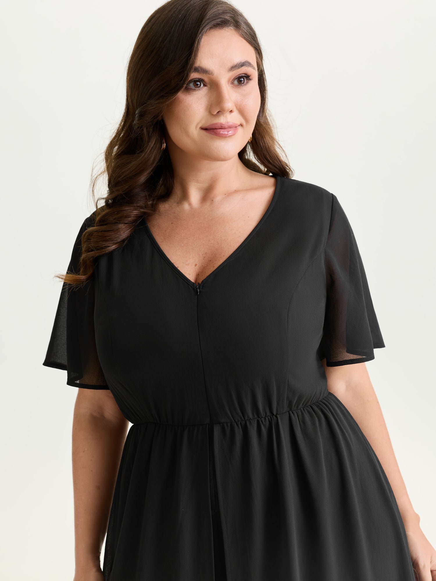 Hidden Zipper Layered Pockets Jumpsuit