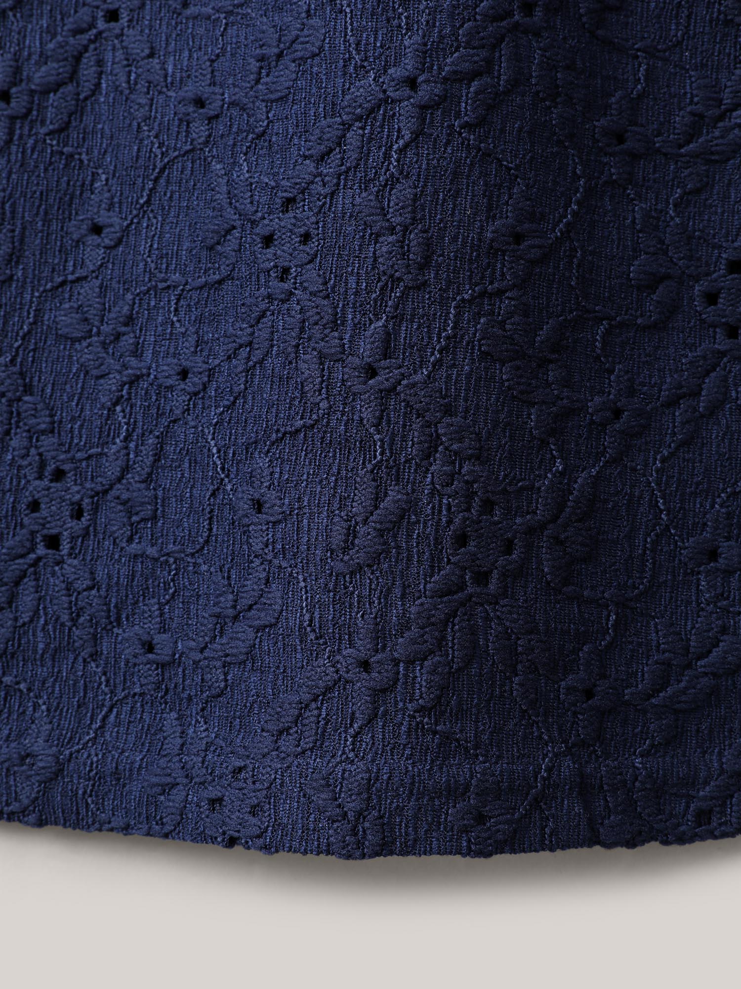 Back Bow Tie Textured Top