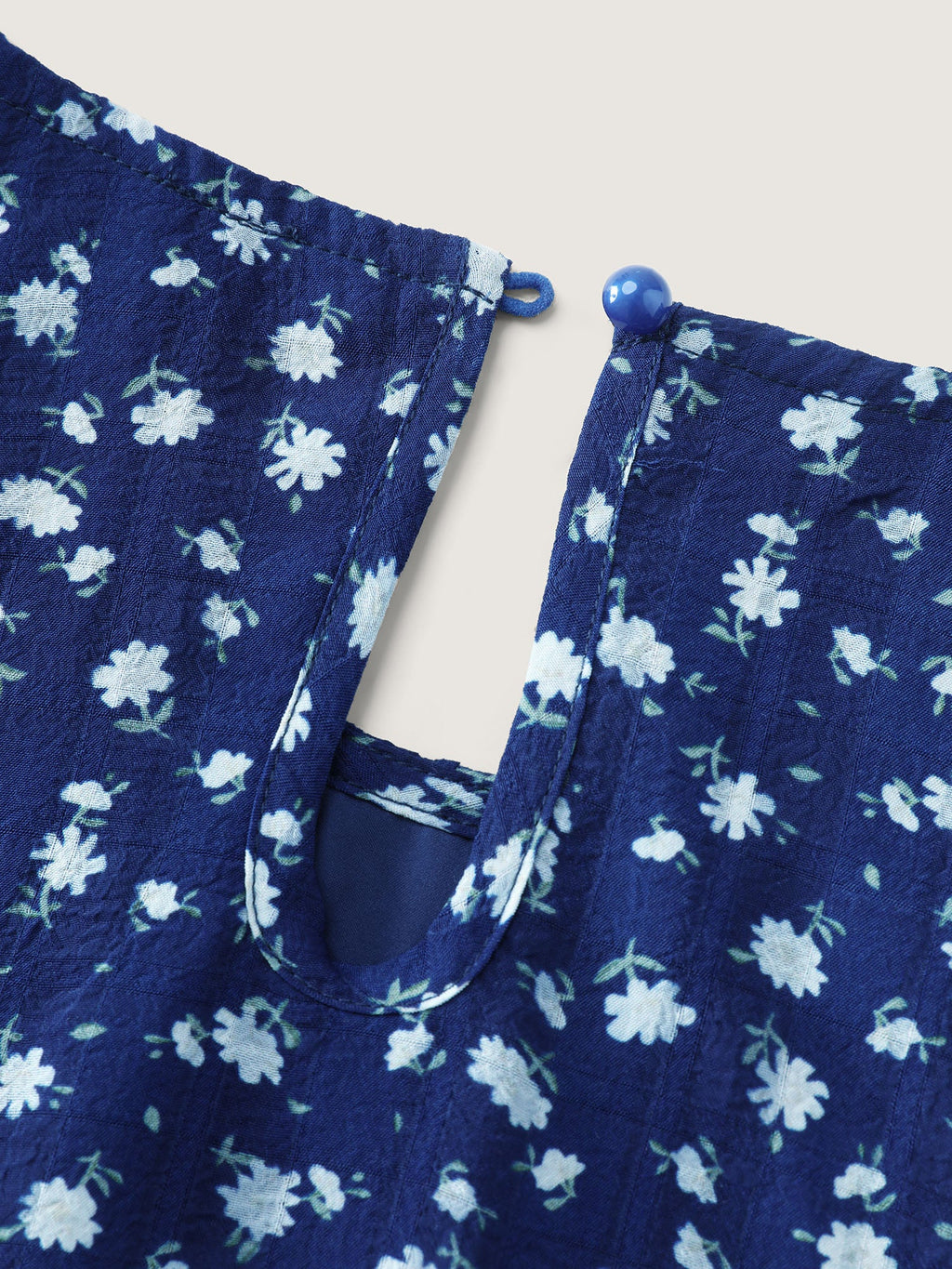 Floral Print Flutter Sleeve Blouse